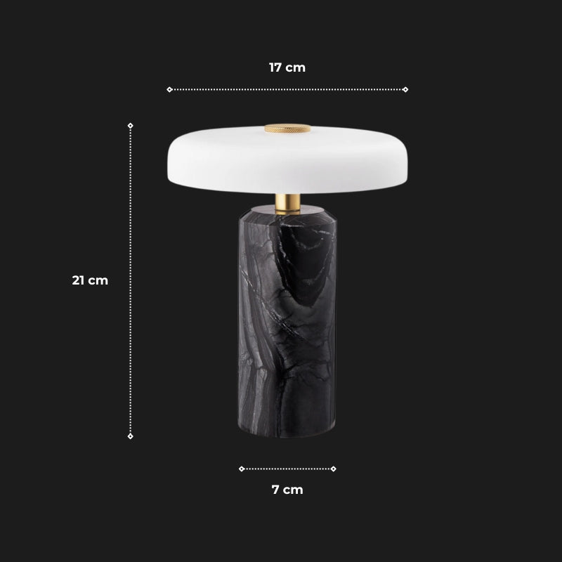 lampe a poser noir et or 6
