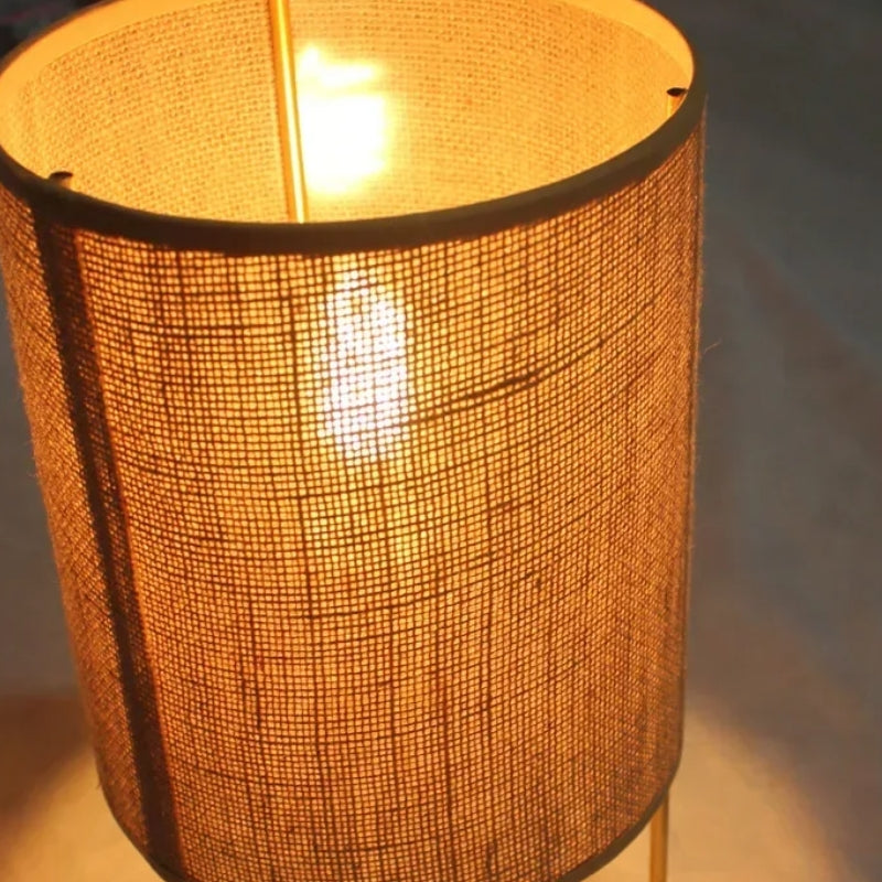 lampe a poser rotin 4