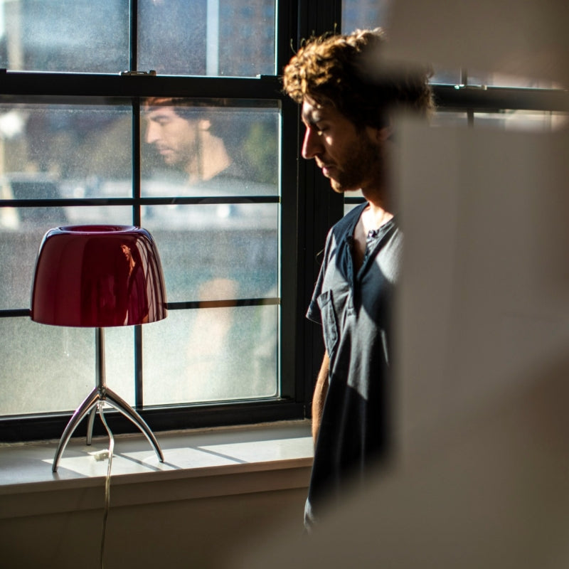 lampe a poser rouge 3