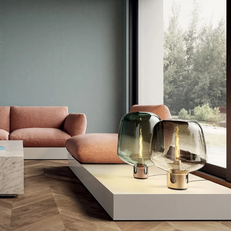 lampe a poser transparente  2