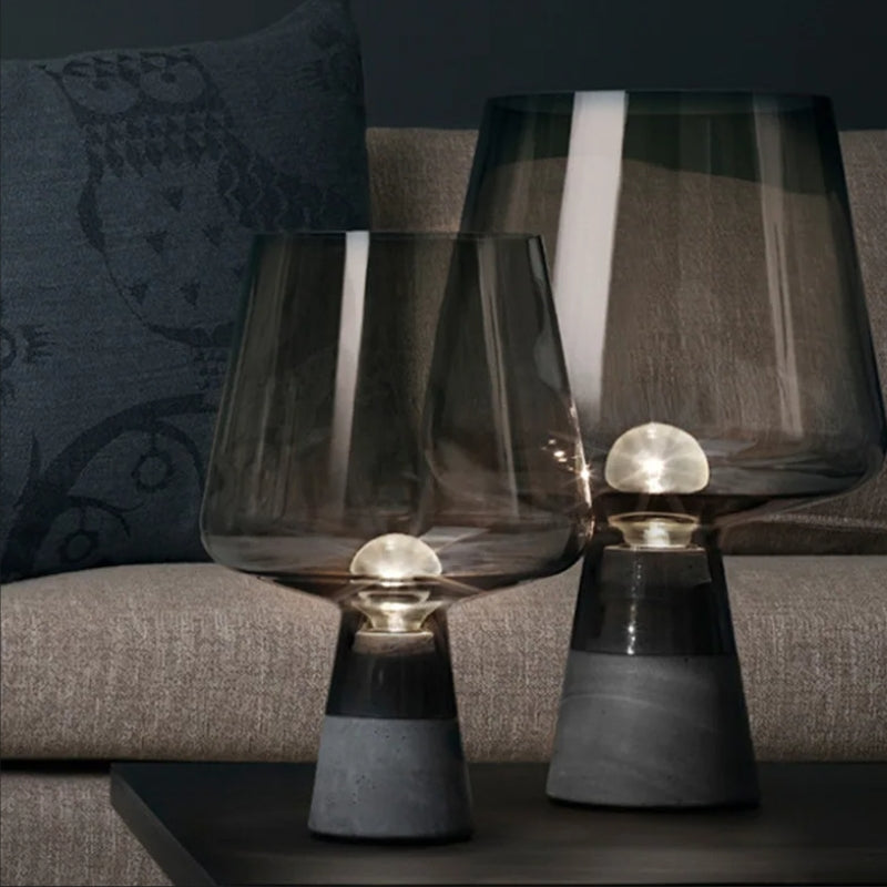 lampe a poser verre souffle