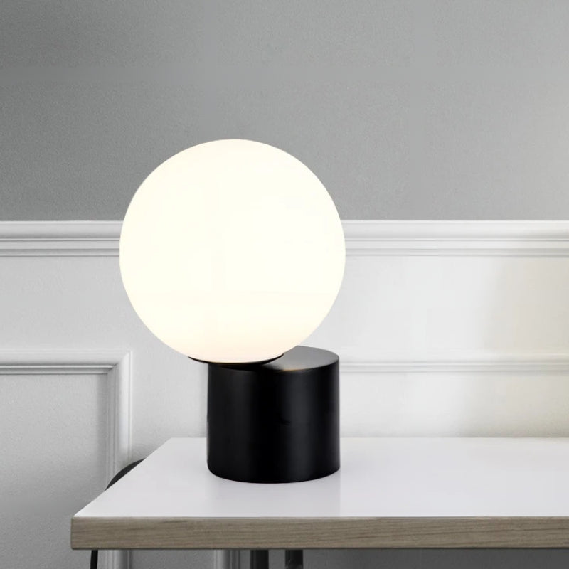 lampe boule a poser vintage  1