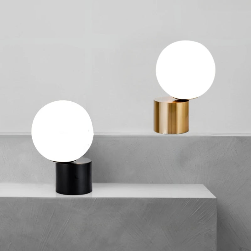 lampe boule a poser vintage  2