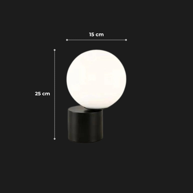 lampe boule a poser vintage  7