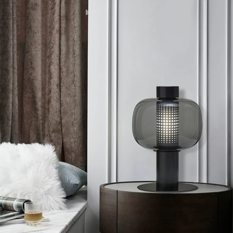 lampe metal noir a poser  3