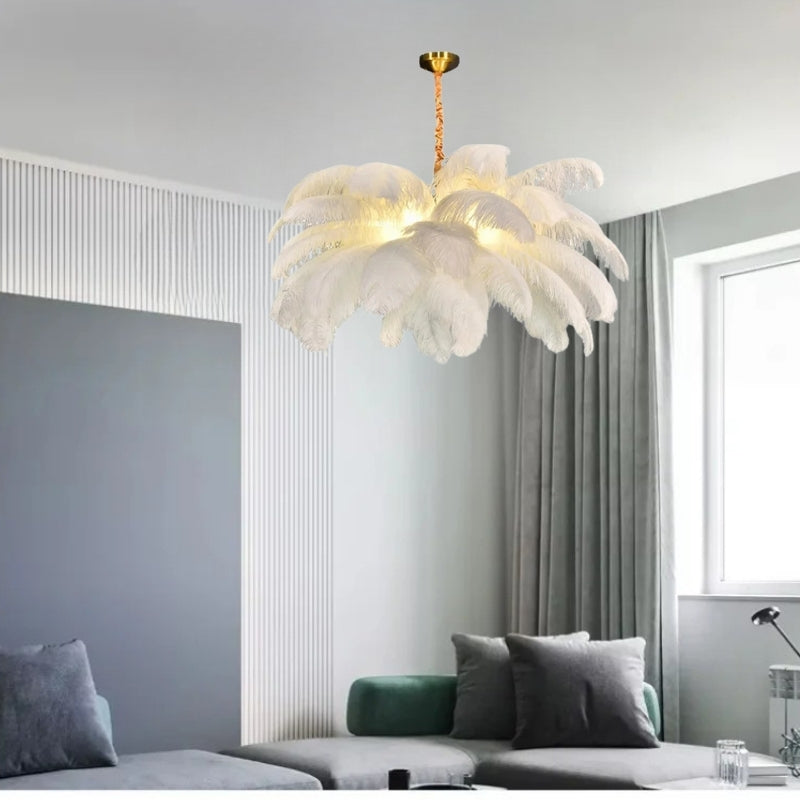 Plafonnier plume 5