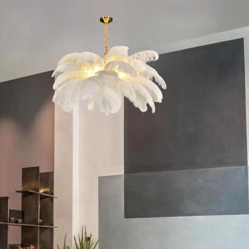 Plafonnier plume 6