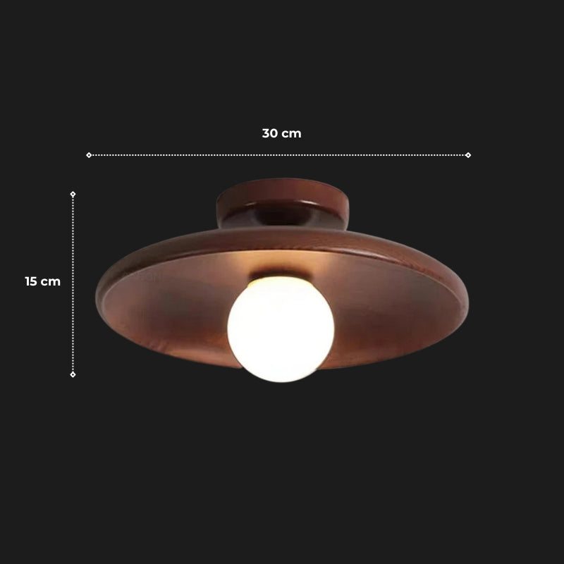 Plafonnier bois design 11