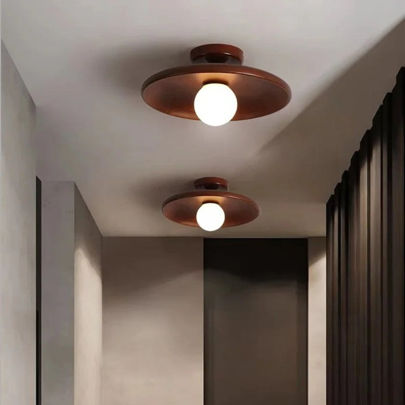 Plafonnier bois design 4