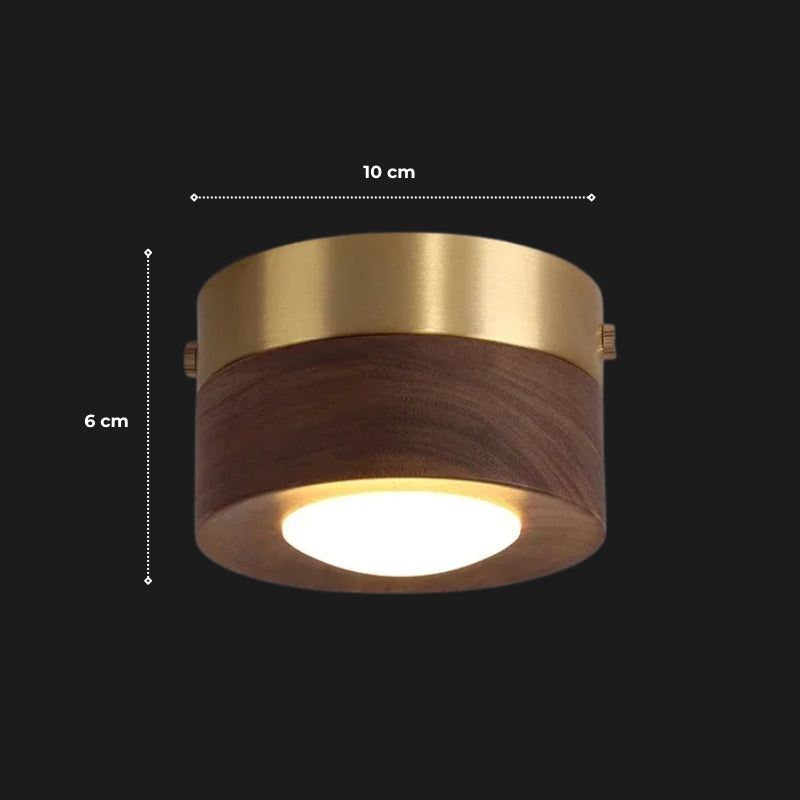 Plafonnier design bois 10