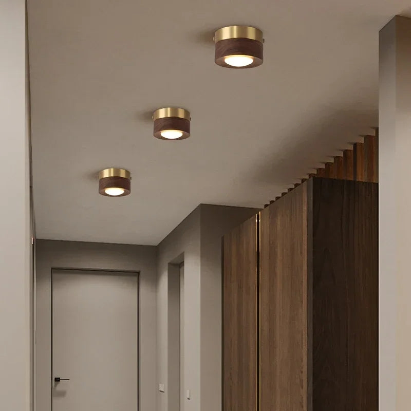 Plafonnier design bois 4