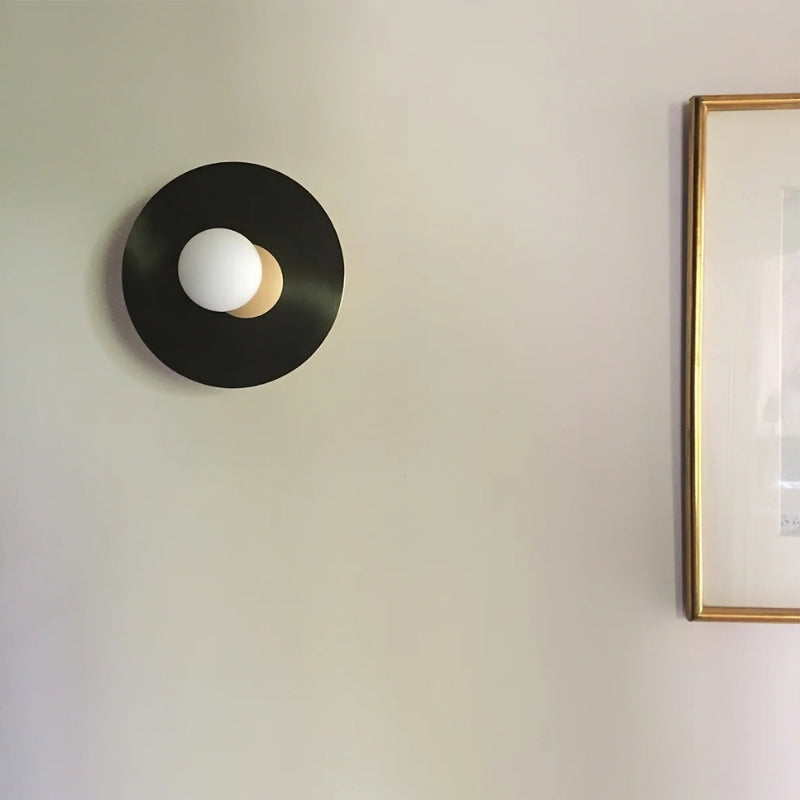 Plafonnier noir et or 10