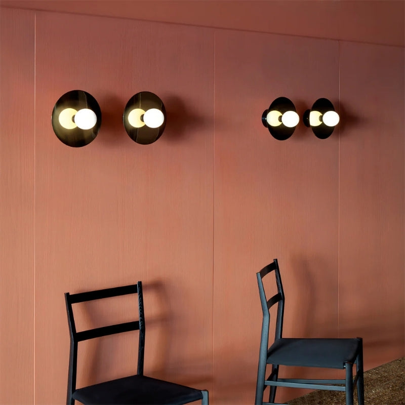 Plafonnier noir et or 11