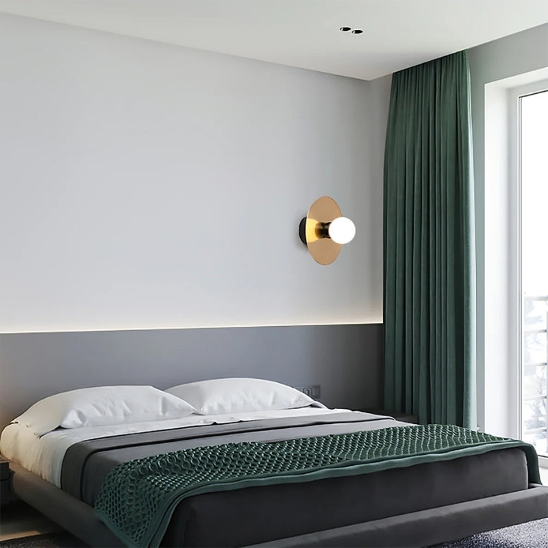 Plafonnier noir et or 2