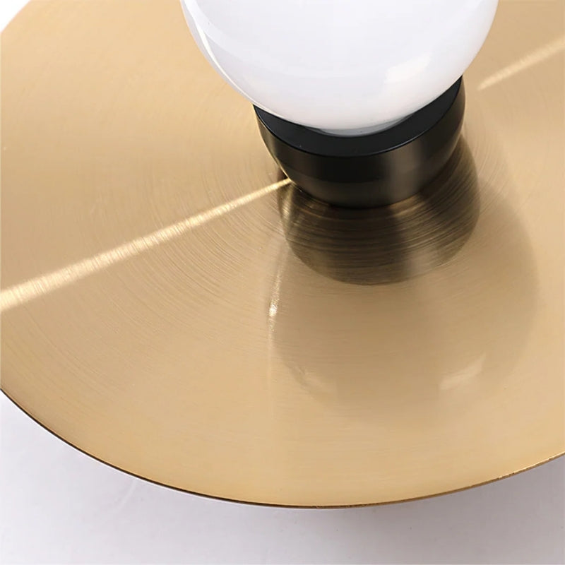 Plafonnier noir et or 5