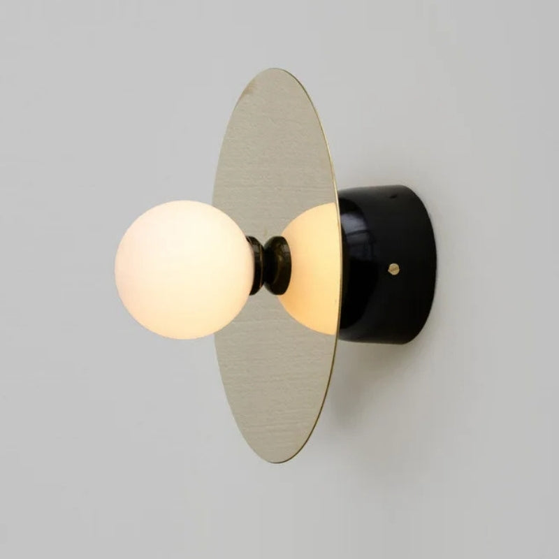 Plafonnier noir et or 6