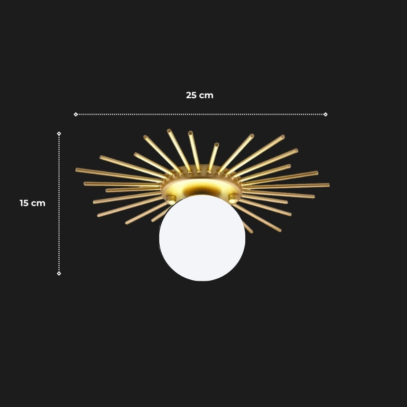Plafonnier soleil 12