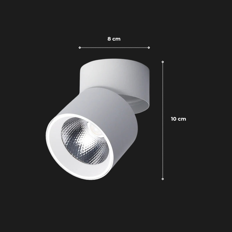 Plafonnier spot orientable 12
