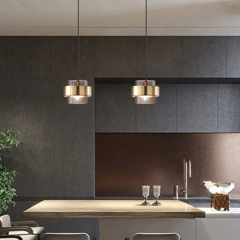 Plafonnier vintage verre 8