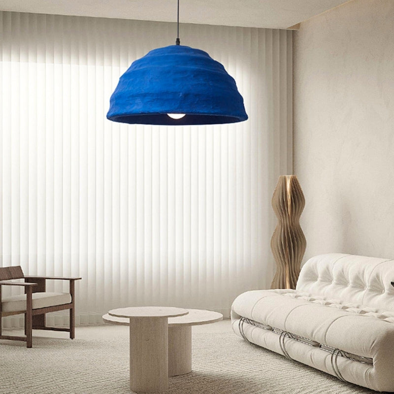 suspension bleu marine