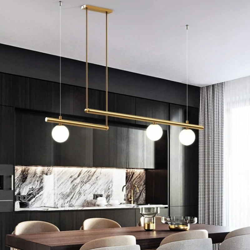 suspension boule verre multiple 2