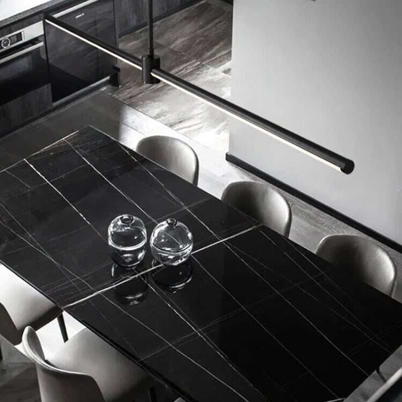 suspension cuisine noir 8