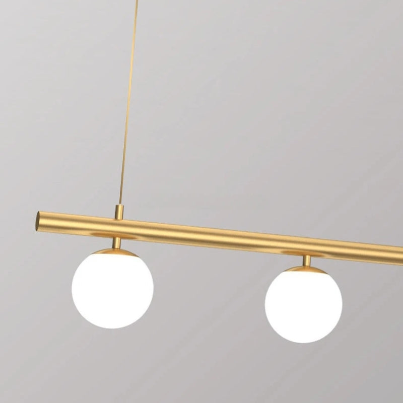 Suspension boule verre multiple 17