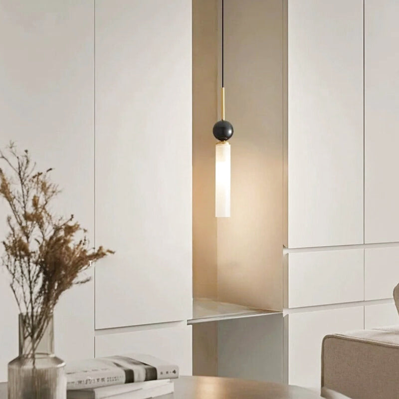 Suspension noir et cuivre 1