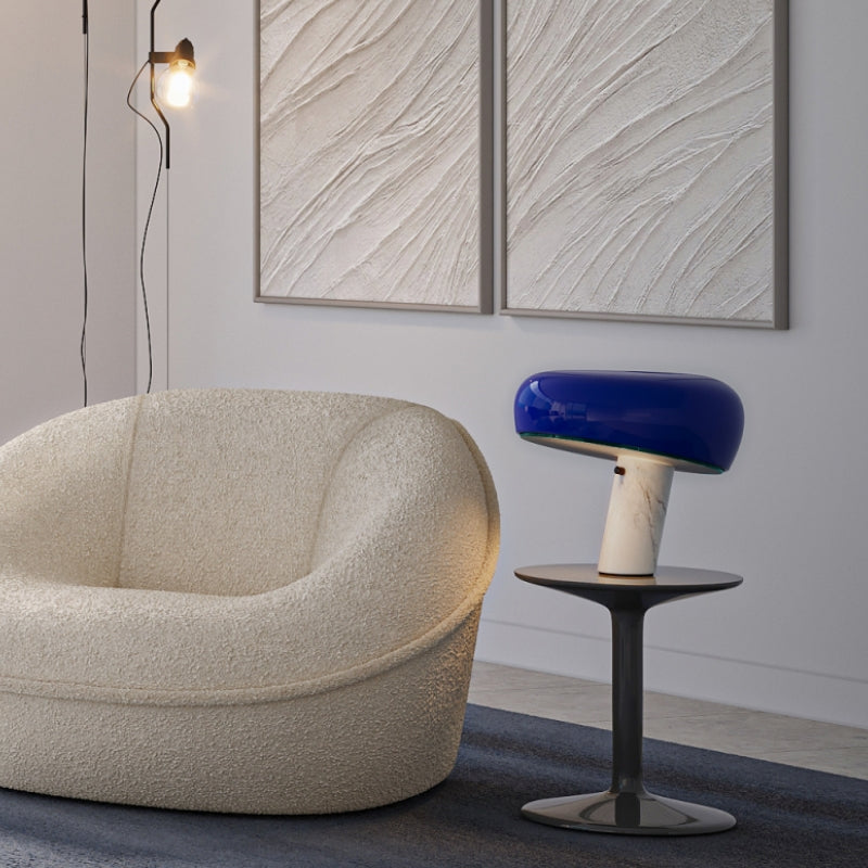 Lampe à poser bleu 1