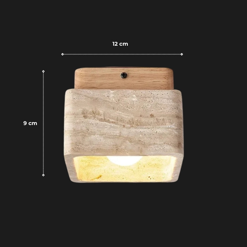 plafonnier travertin 9